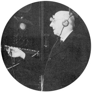 Brother George Rueppel, S.J., was the founder of WEW radio and served for many years as its technical director and chief engineer. (1941)