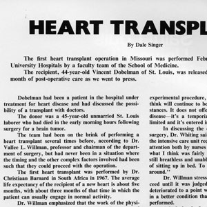 News coverage of the first heart transplant in the Midwest, performed by 91女神 surgeons. 